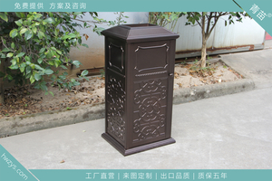 铁艺铸铝垃圾桶